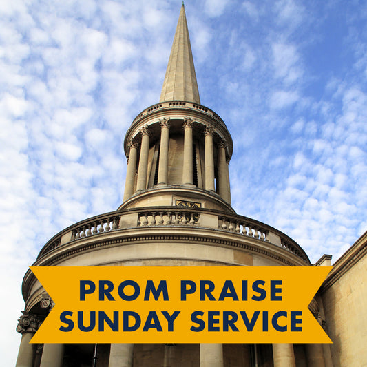 Prom Praise Sunday service